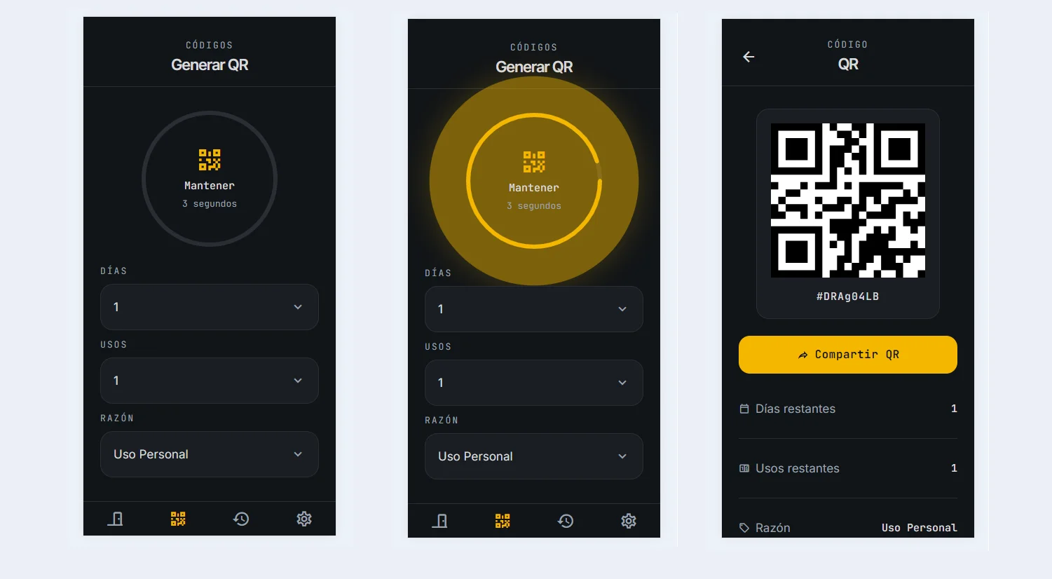 QRportonApp — Control de Acceso Residencial por QR — Vista Previa 2